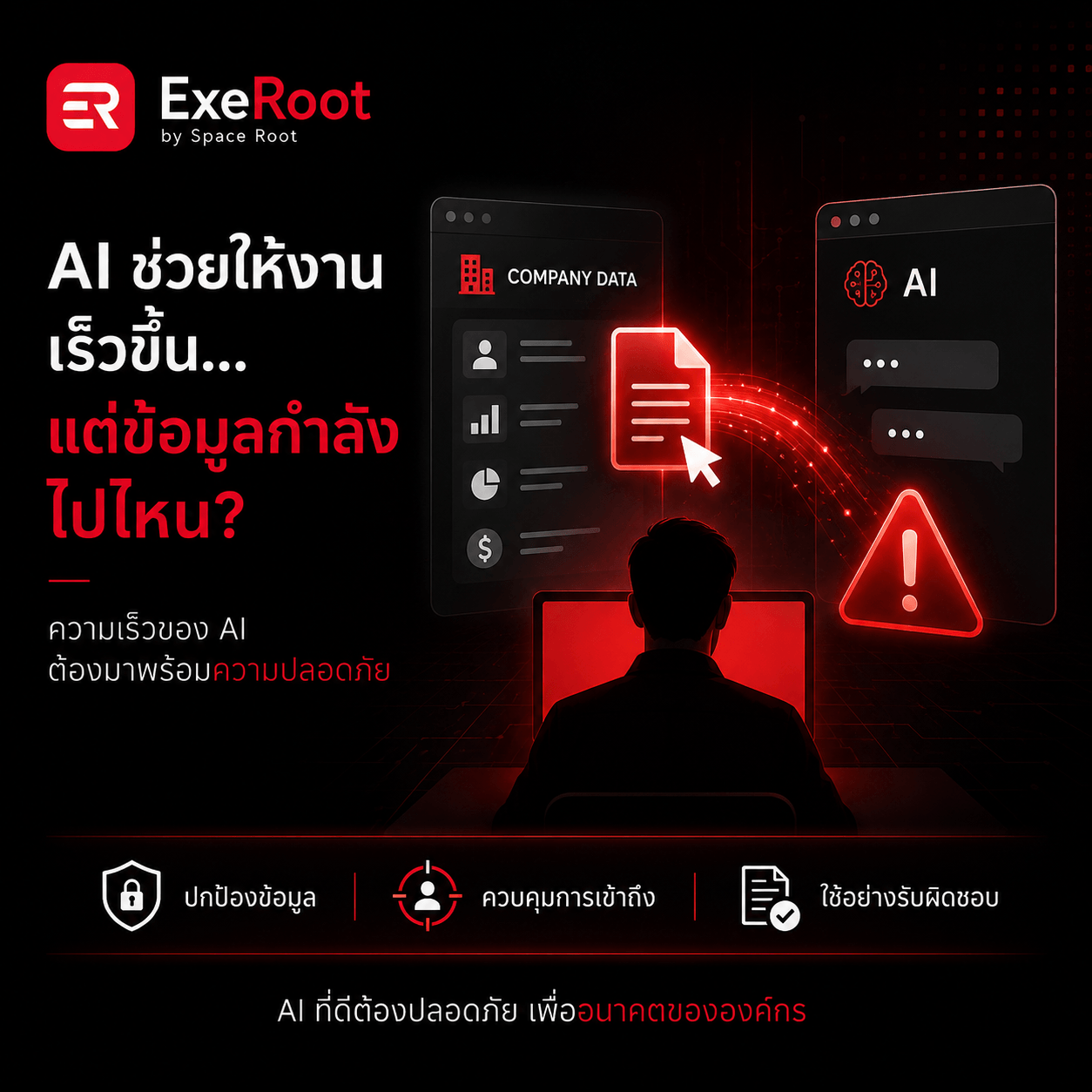 พนักงานไม่ได้ตั้งใจทำข้อมูลรั่ว แต่ AI อาจกำลังกลายเป็น “ประตูใหม่” ที่ข้อมูลบริษัทไหลออกไป